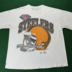 VTG 90s Pittsburgh Steelers Riddell NFL T Shirt
